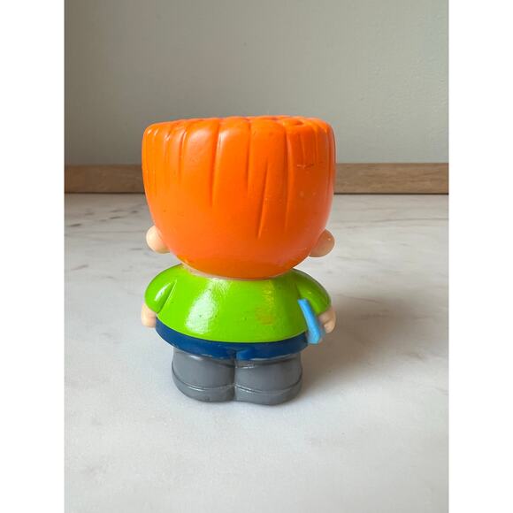 Little Tikes Boy with Red Hair Crew Cut and Brown Dog Play Figure Toy - Picture 4 of 14